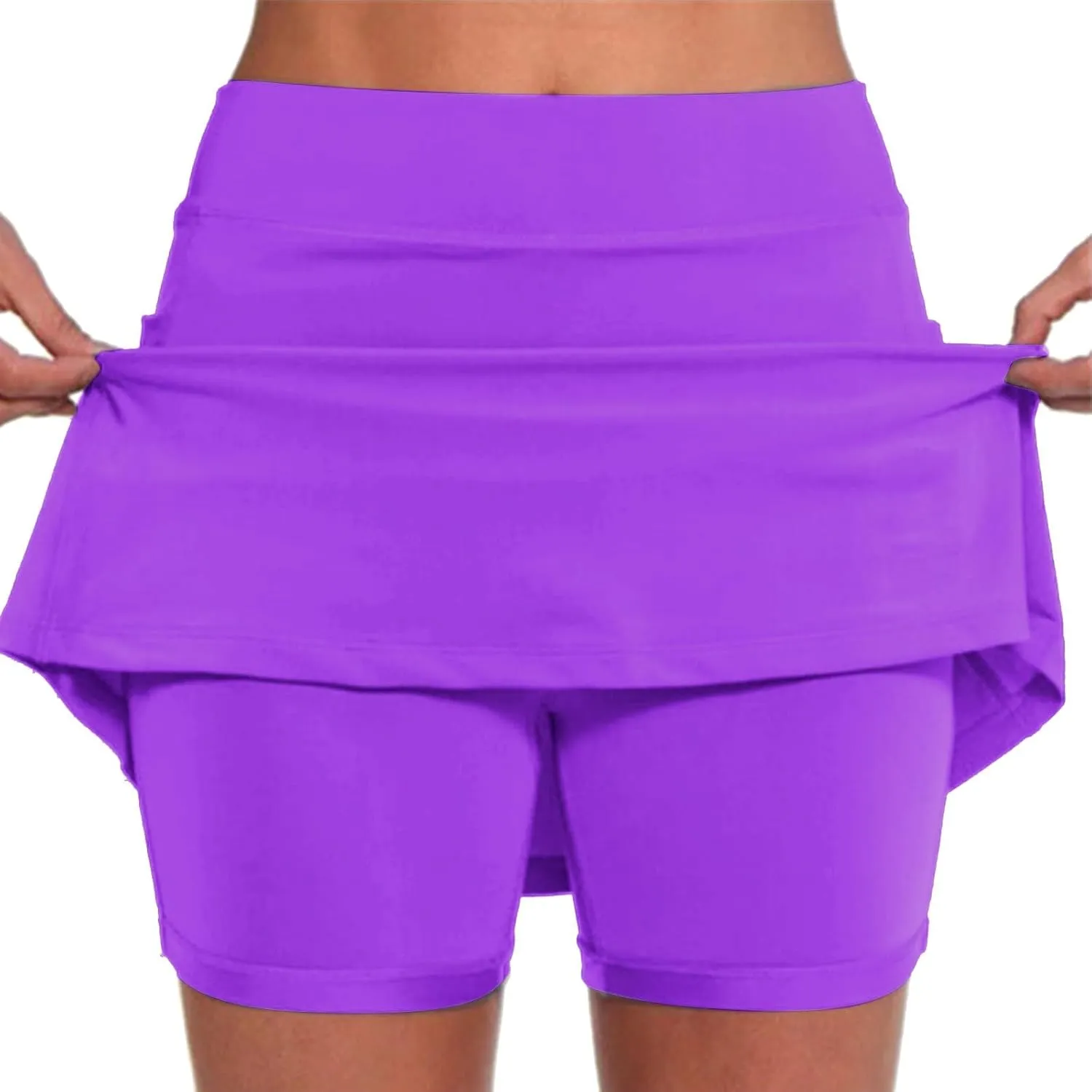 22 inch Golf Skirts for Women Tummy Control Pleated Tennis Skorts for Women Running Shorts for Women high Waisted 7