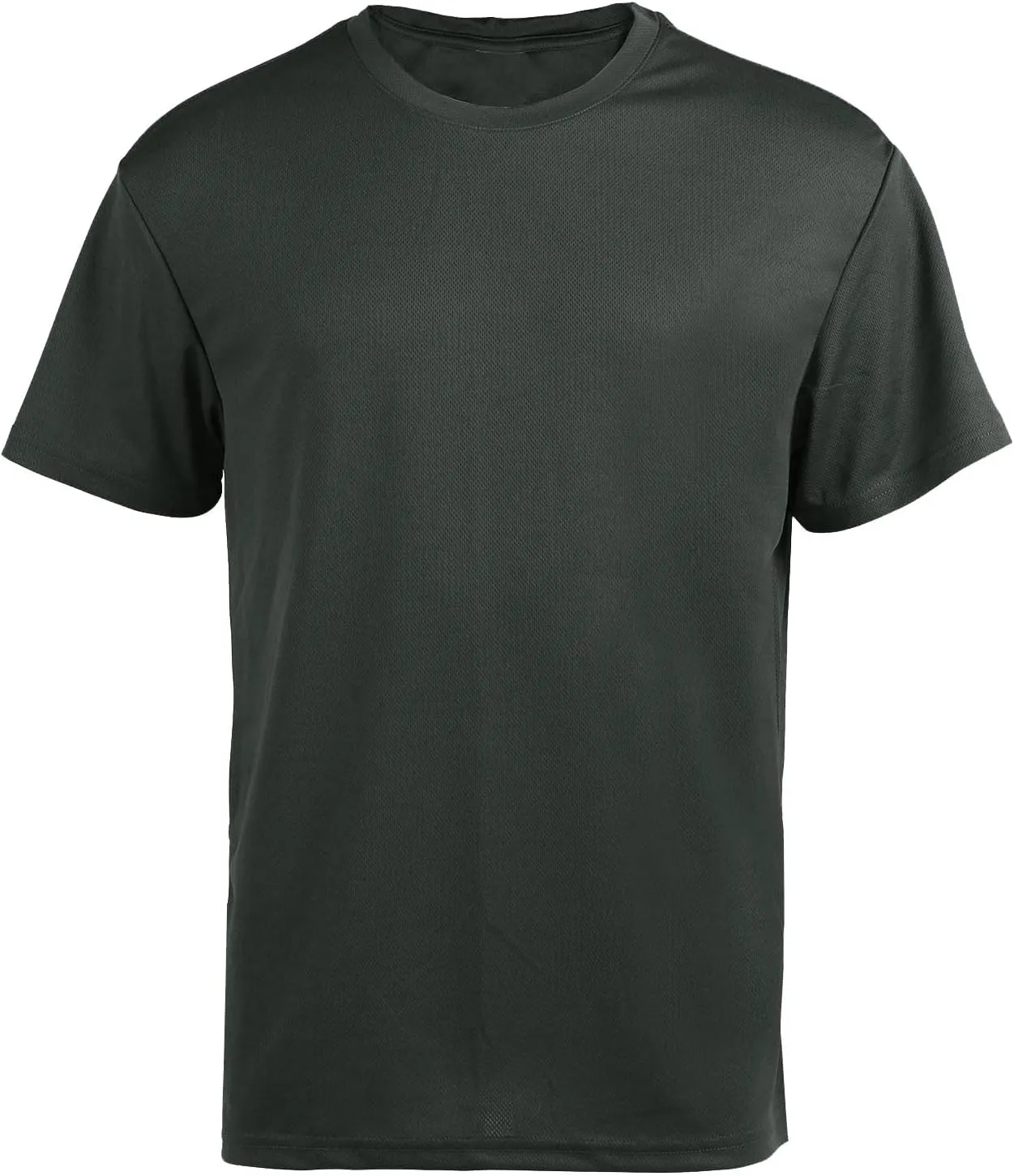 5 Pack Mens Workout T Shirts Running Athletic Quick Dry Short Sleeve Crew Neck Polyester Summer Performance Tee