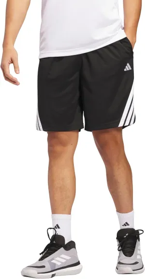 adidas Men's Basketball Legends 3-Stripes Shorts