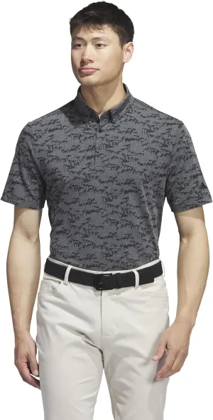 adidas Men's Go-To Printed Golf Polo Shirt
