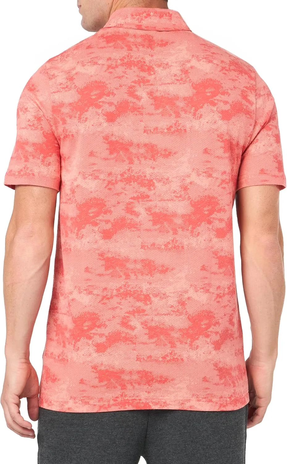 adidas Men's Go-to Printed Mesh Polo Shirt