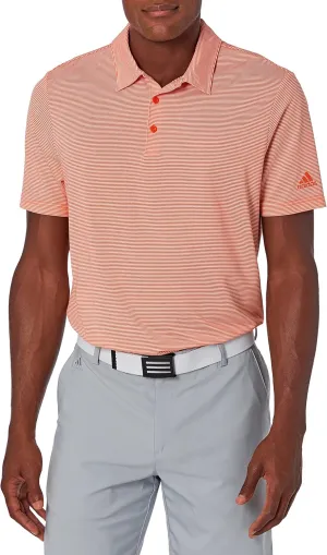 adidas Men's Ottoman Pencil Stripe Golf Polo Shirt