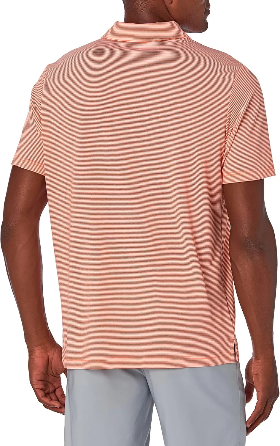 adidas Men's Ottoman Pencil Stripe Golf Polo Shirt