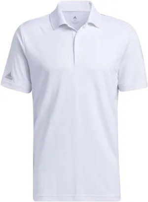 adidas Men's Performance Primegreen Polo Shirt, White, Medium