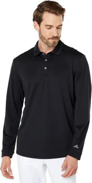 adidas Men's UPF Long Sleeve Golf Polo Shirt