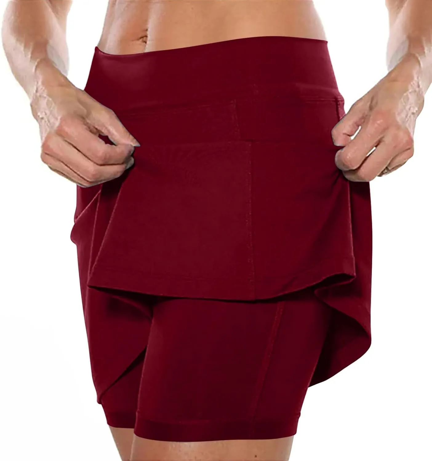 aihihe Maxi Skirts for Women Plus Size Black Mini Skirt for Women Leather Womens Shorts Dressy Casual