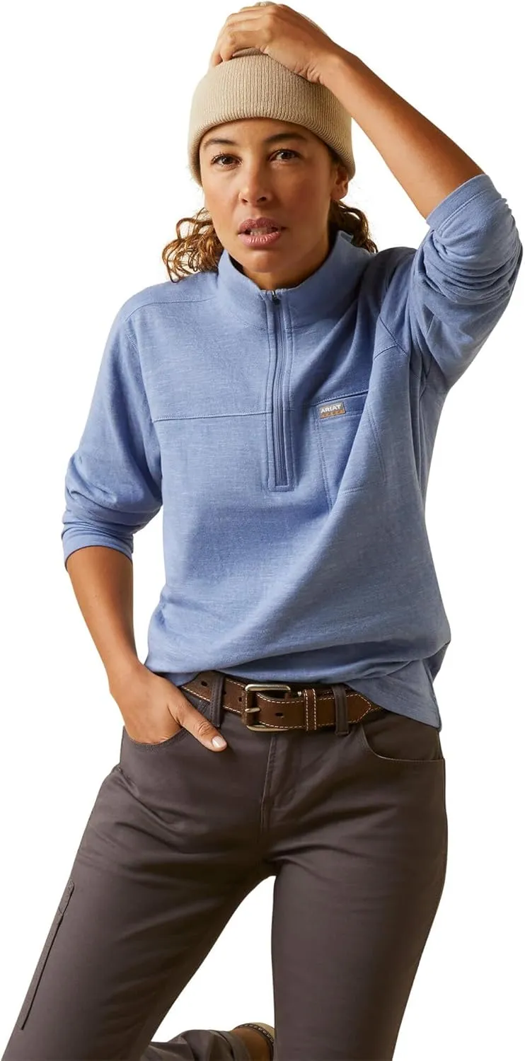 Ariat Women's Rebar Foundation 1/4 Zip Shirt
