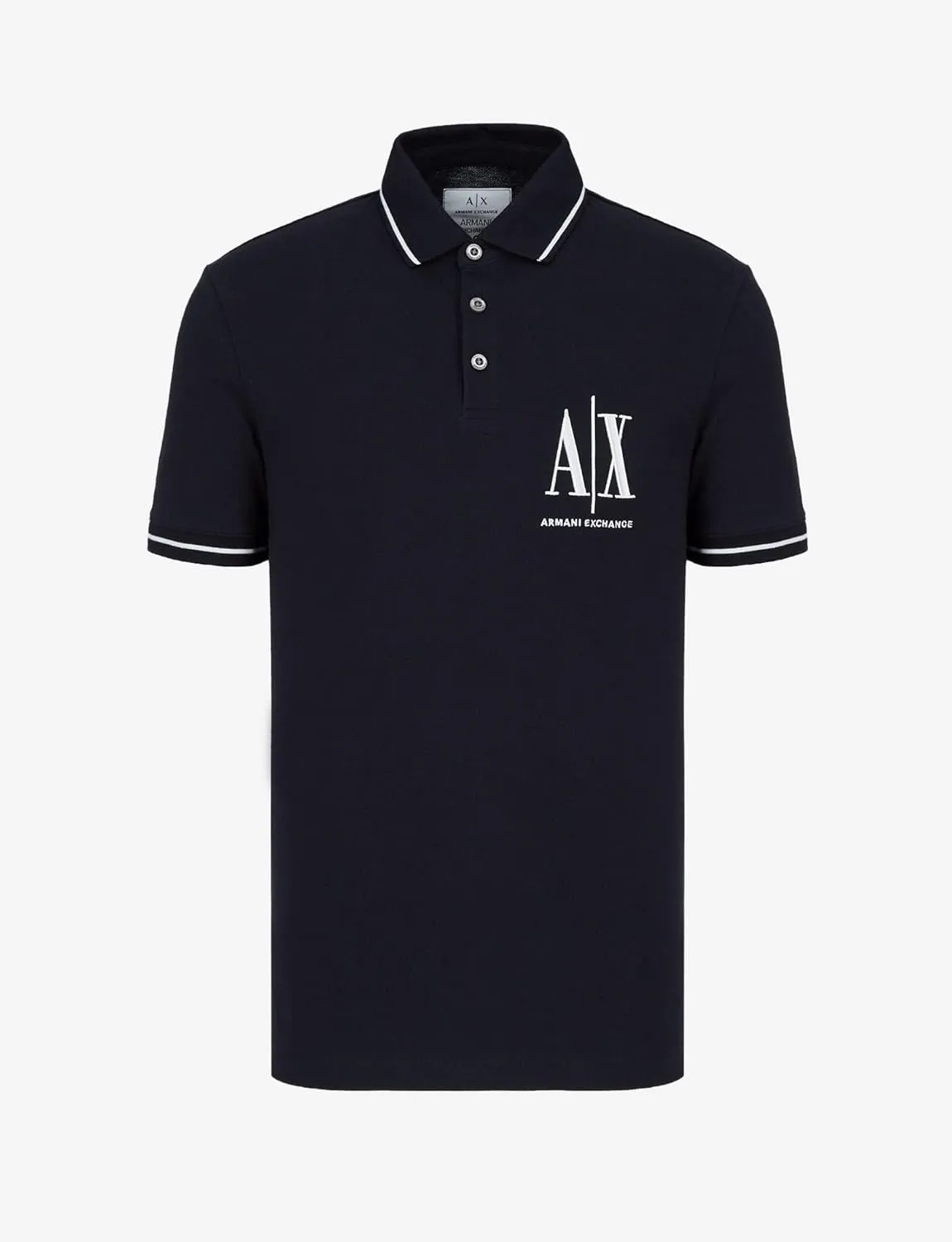 Armani Exchange Men's Embroidered Icon Logo Polo Shirt