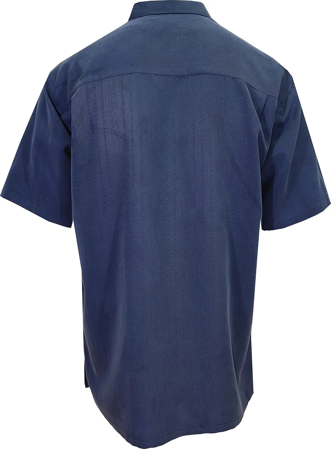 Bamboo Cay Men's Single Palm Embroidered Hawaiian Shirt