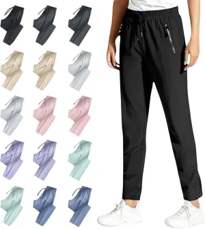 Beeswan Pants for Women, Stretch Active Glide Comfy Fit Pants for Women Palcomfy Breathable Casual Quick Drying Trousers