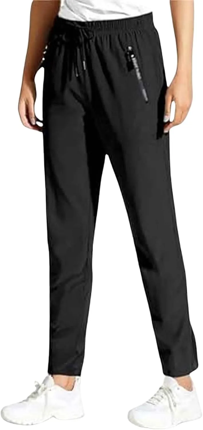 Beeswan Pants for Women, Stretch Active Glide Comfy Fit Pants for Women Palcomfy Breathable Casual Quick Drying Trousers