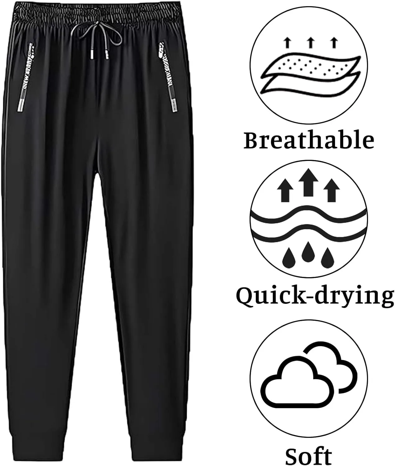 Beeswan Pants for Women, Stretch Active Glide Comfy Fit Pants for Women Palcomfy Breathable Casual Quick Drying Trousers