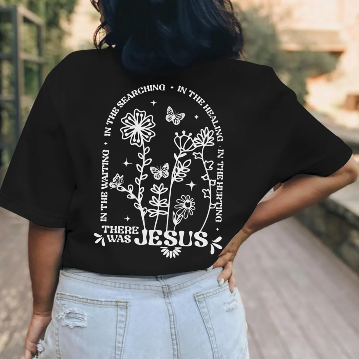 BINTEHGS Christian Jesus Shirts for Women Religious Faith Boho Graphic Tees God Inspirational Bible Verse Tshirts Clothing