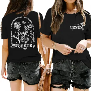 BINTEHGS Christian Jesus Shirts for Women Religious Faith Boho Graphic Tees God Inspirational Bible Verse Tshirts Clothing