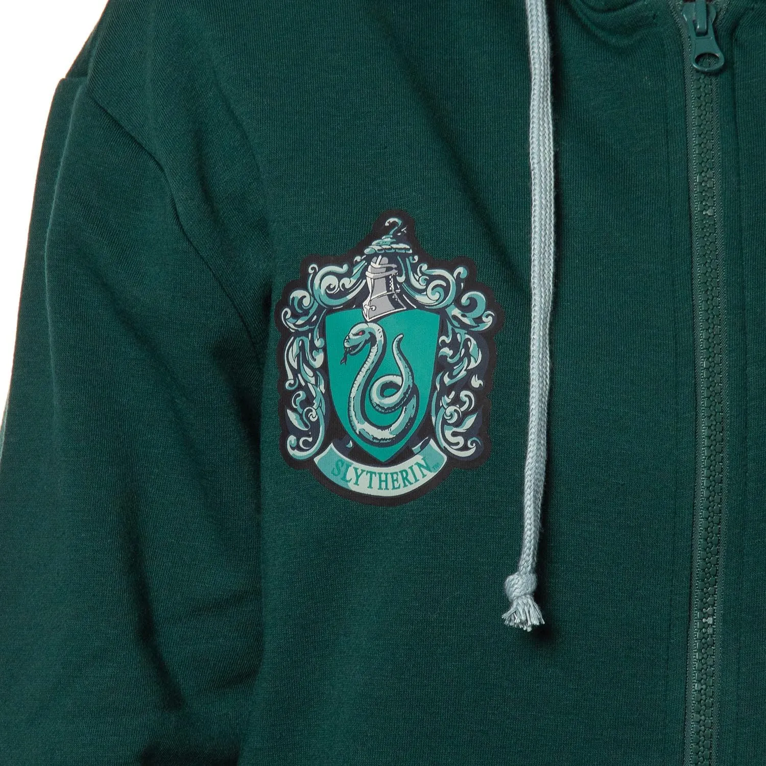 Bioworld Harry Potter Womens Hogwarts Alumni House Crest Lightweight Zip-Up Hoodie