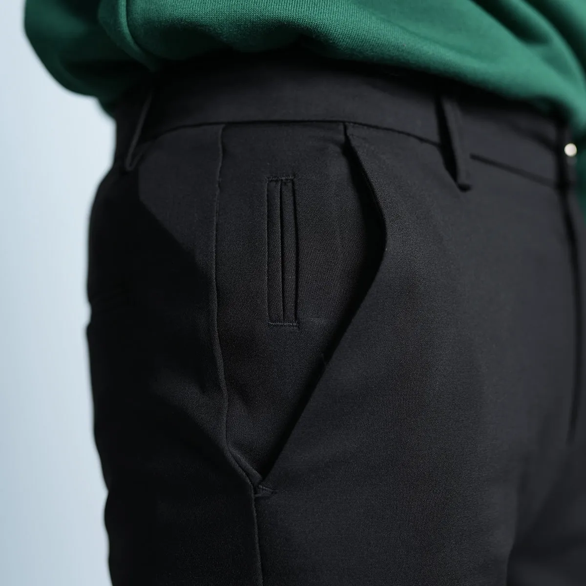 Black Slack Long Pants - 73