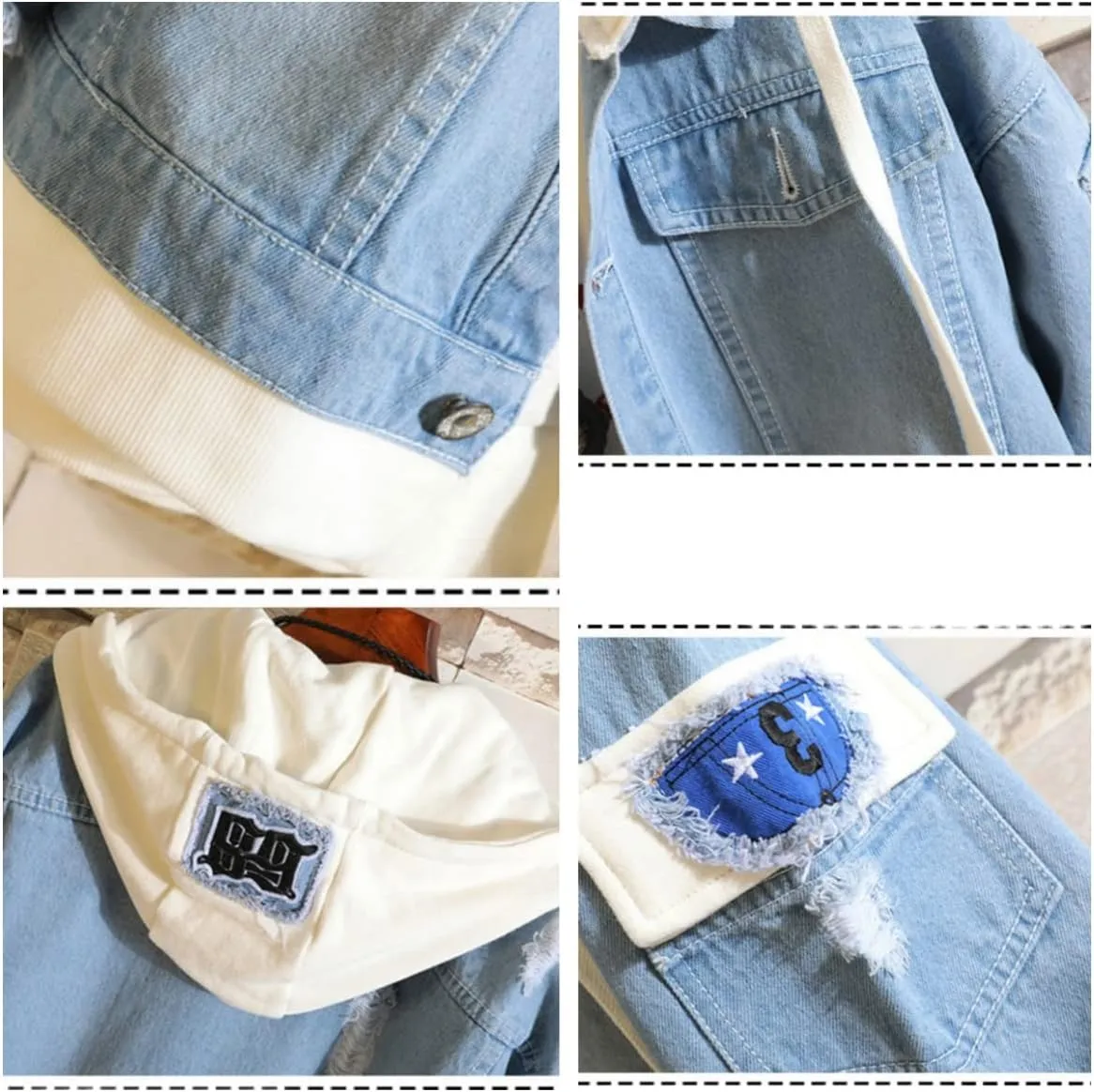 Bocchi the Rock Anime Denim Jacket Coat Hoodie Pullover Anime Graphic Hoodie Cosplay Costume