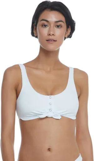 Body Glove Women's Kate Crop Bikini Top Swimsuit with Front Tie