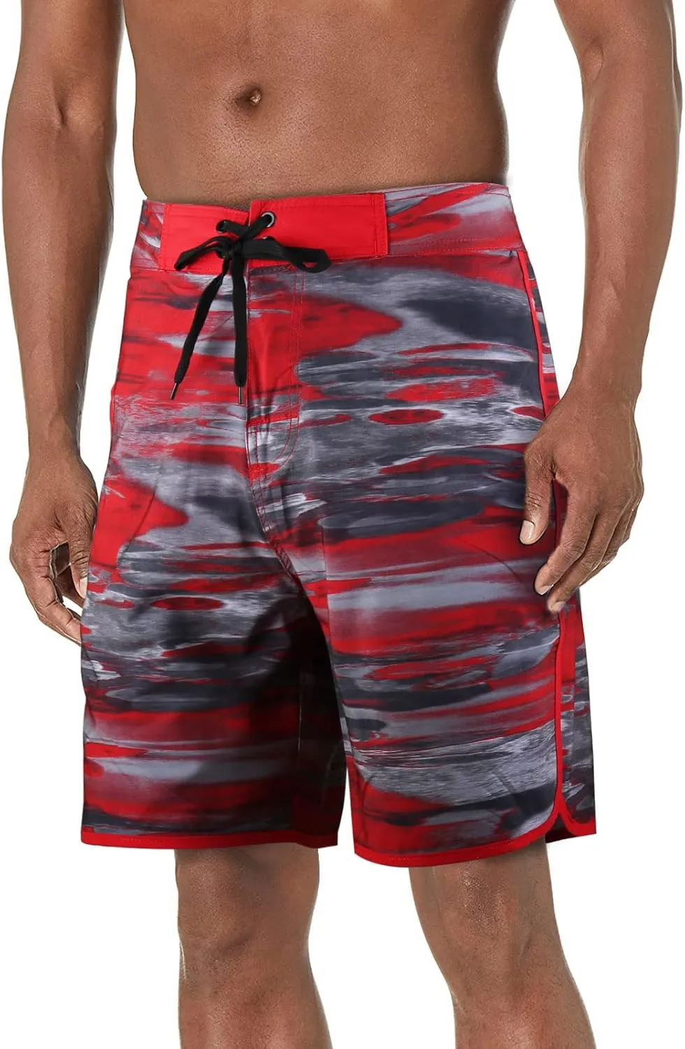 BOOMCOOL Mens Swim Trunks 2 Pcaks Swim Shorts Boardshorts Beach Shorts with Funny Swimwear Bathing Suits for Men