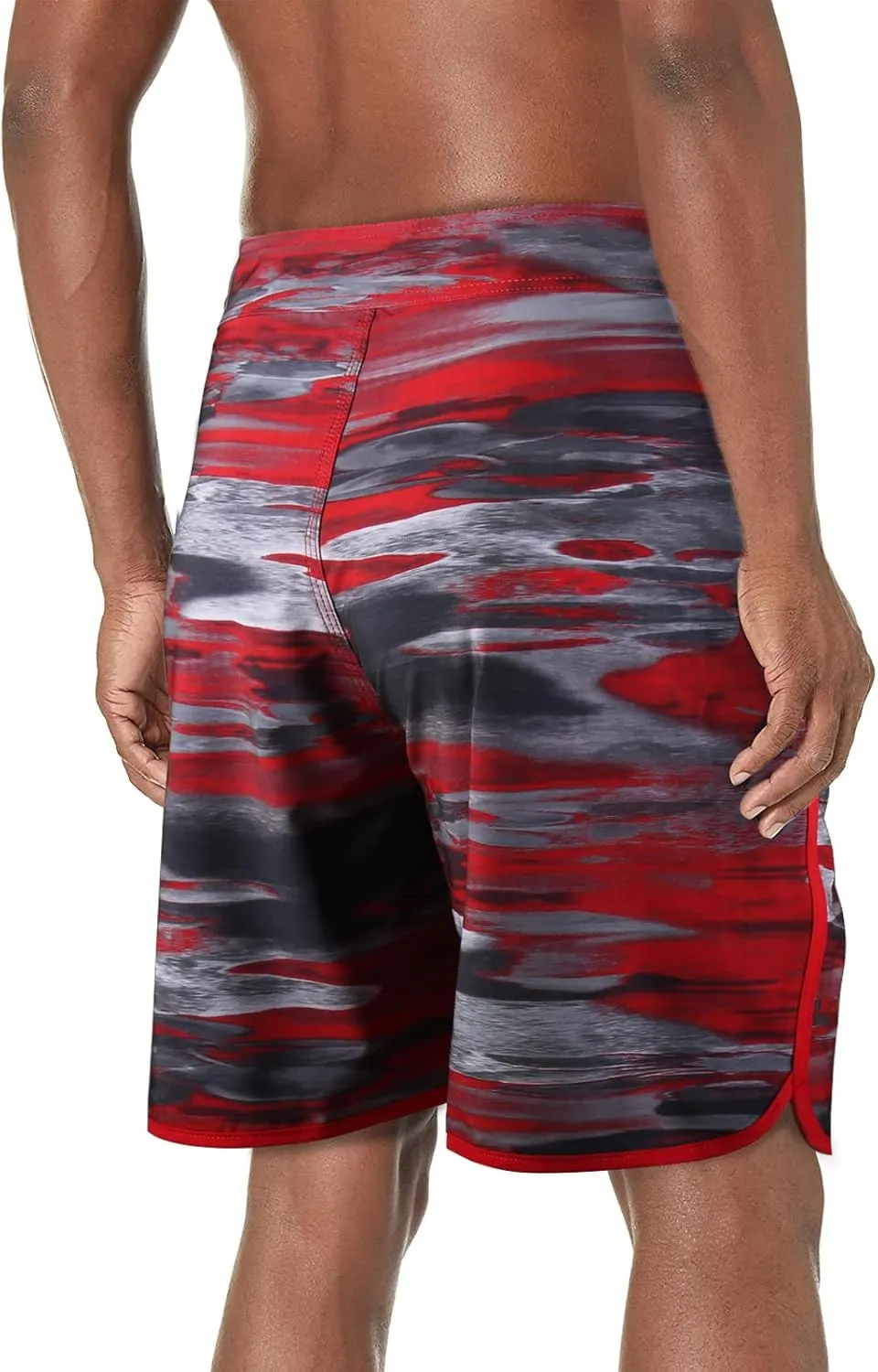 BOOMCOOL Mens Swim Trunks 2 Pcaks Swim Shorts Boardshorts Beach Shorts with Funny Swimwear Bathing Suits for Men
