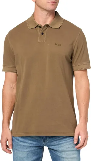 BOSS Men's Basic Short Sleeve Pique Polo Shirt