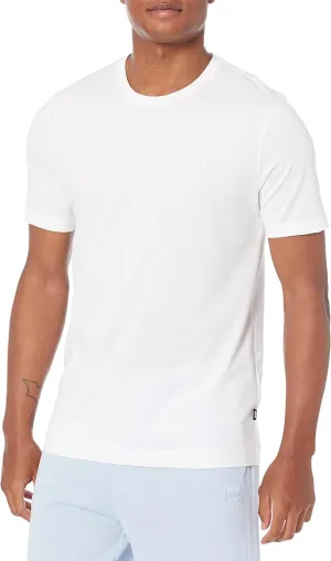 BOSS Men's Small Logo Cotton Crewneck T-Shirt