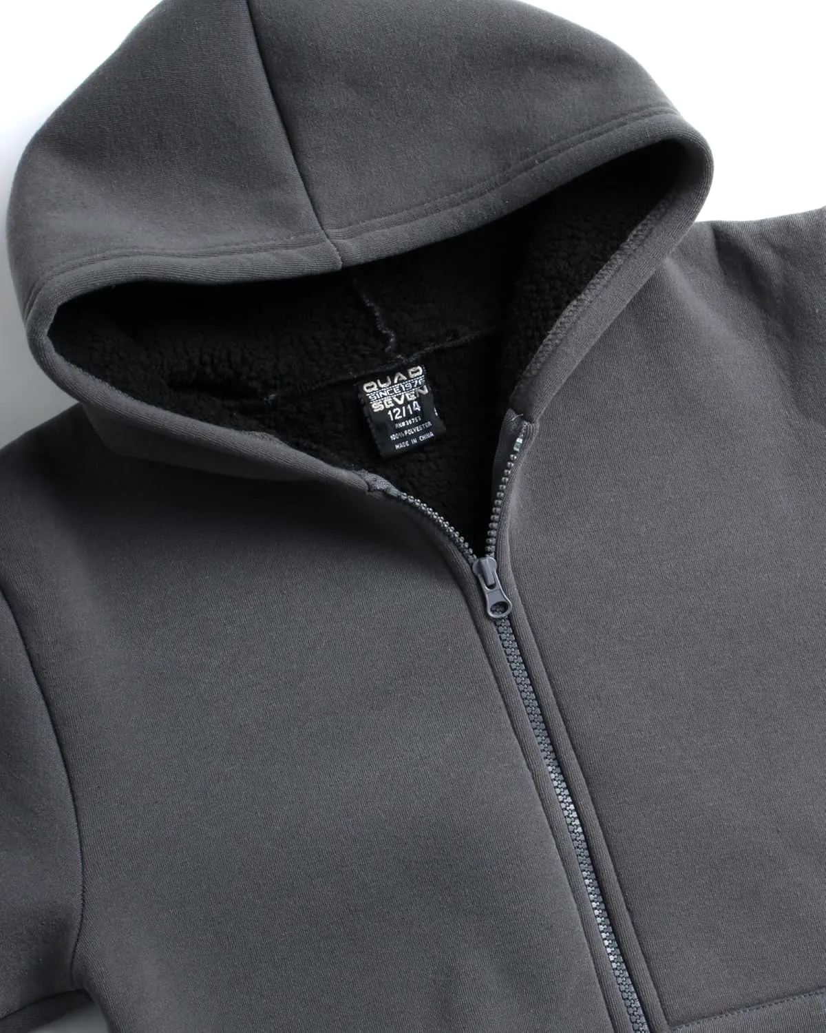 Boys Sweatshirt  Heavyweight Sherpa Fleece Lined Zip Hoodie Sweatshirt  Winter Sweatshirt Jacket for Boys (8-18)