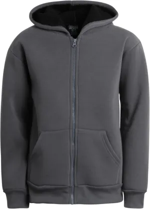 Boys Sweatshirt  Heavyweight Sherpa Fleece Lined Zip Hoodie Sweatshirt  Winter Sweatshirt Jacket for Boys (8-18)