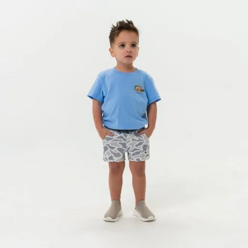Burlebo Youth Athletic Short | White Camo