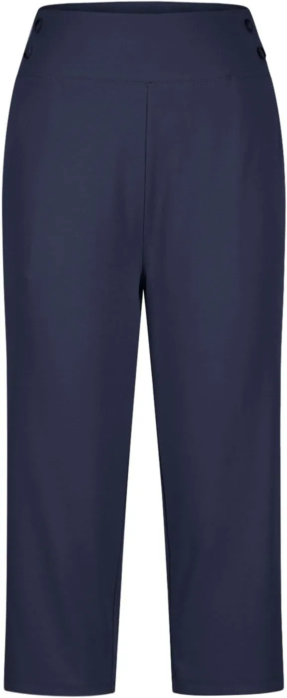 Capri Pants for Women High Waist Stretch Crop Work Casual Pant Summer Golf Capris Pants for Women with Pockets