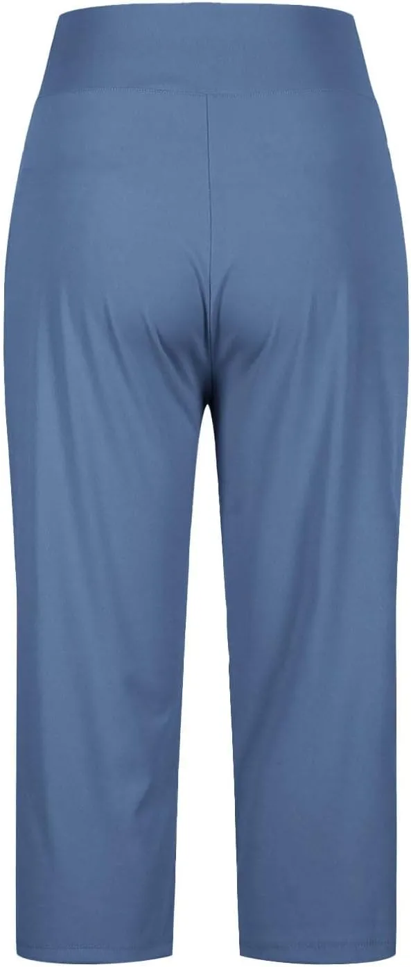 Capri Pants for Women High Waist Stretch Crop Work Casual Pant Summer Golf Capris Pants for Women with Pockets