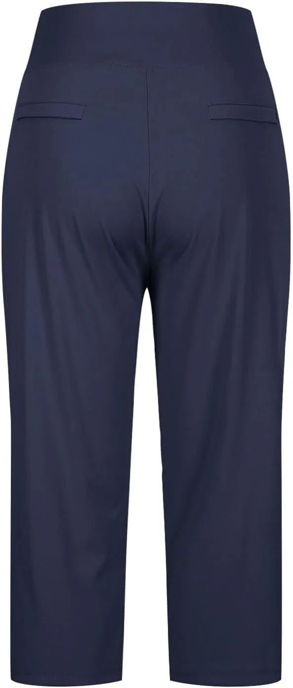 Capri Pants for Women High Waist Stretch Crop Work Casual Pant Summer Golf Capris Pants for Women with Pockets