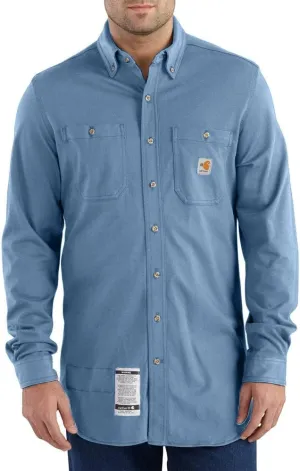 Carhartt Men's Flame Resistant Force Cotton Hybrid Shirt