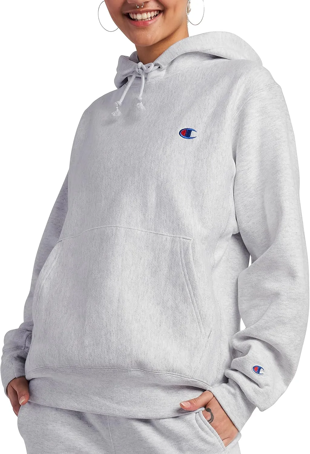 Champion Women's Hoodie, Reverse Weave, Heavyweight, Fleece Sweatshirt For Men and Women