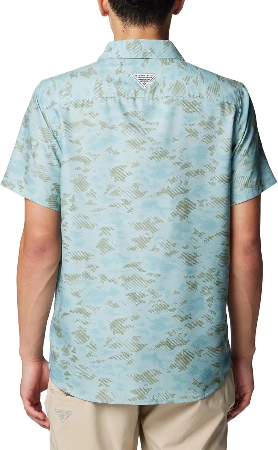 Columbia Men's PFG Uncharted Printed Short Sleeve Shirt