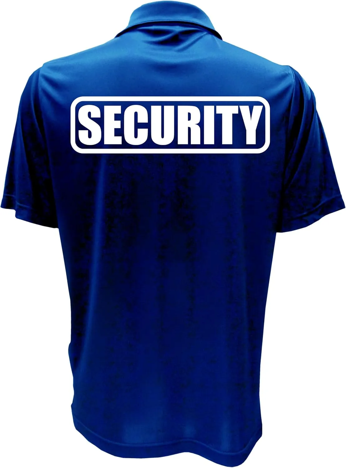Conspiracy Tee Security Polo with Reflective Design front and back, Performance Polo w/Moisture Wicking Technology