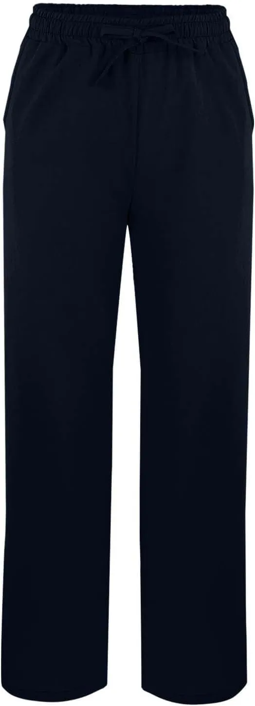 Cotton Linen Pants for Women Casual Drawstring Elastic Waist Summer Pants Boho Flowy Loose Beach Trousers with Pockets