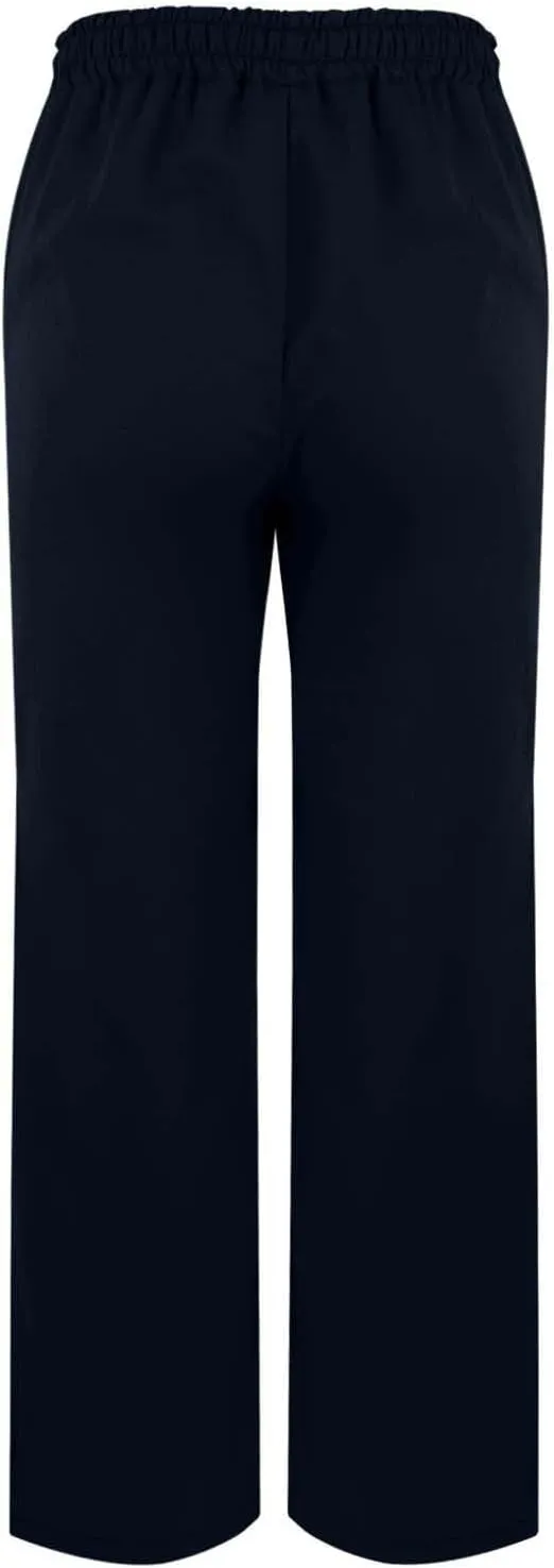 Cotton Linen Pants for Women Casual Drawstring Elastic Waist Summer Pants Boho Flowy Loose Beach Trousers with Pockets