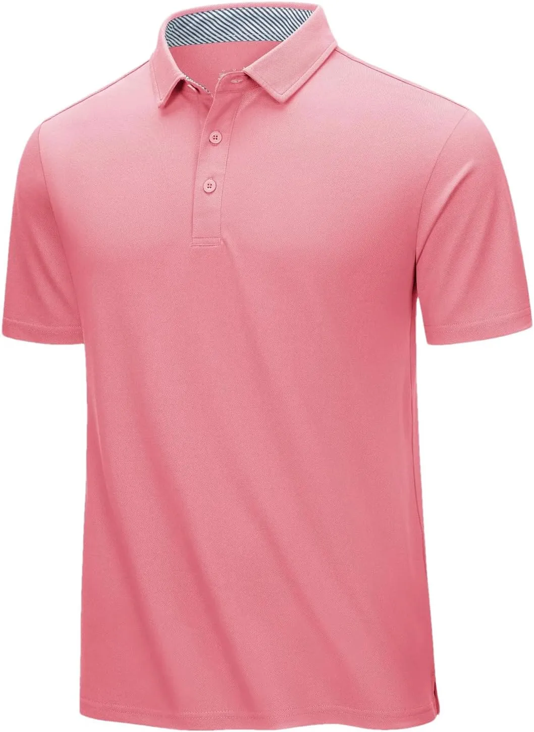 Dcvmvmn Mens Summer Cotton Blend Golf Polos Shirts Work T-Shirts Quick Dry Casual Short Sleeve Tops Tee