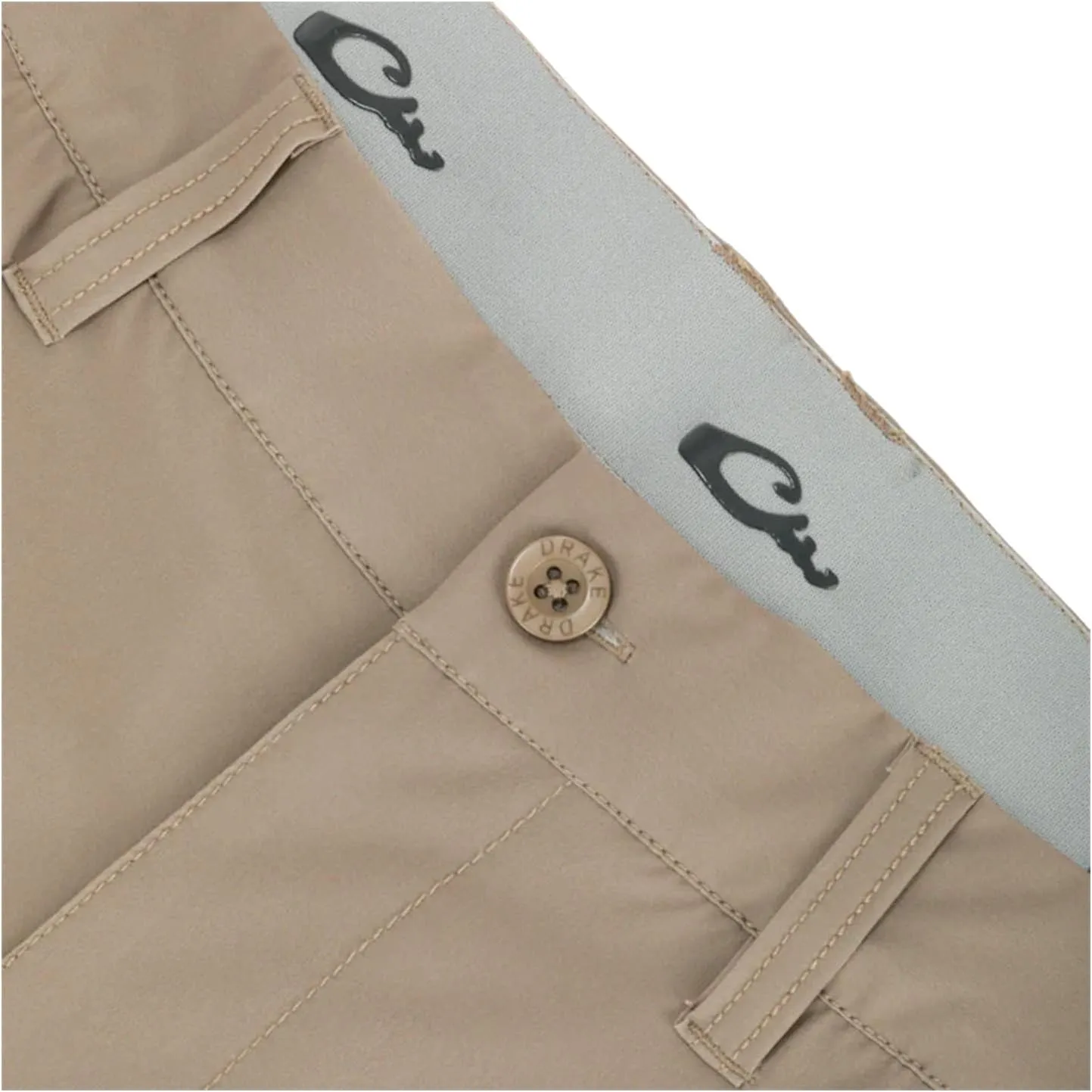 Drake Waterfowl Men's Traveler Trek Short - Lightweight Quick Dry Moisture-Wicking Everyday Casual Shorts w/Multiple Pockets