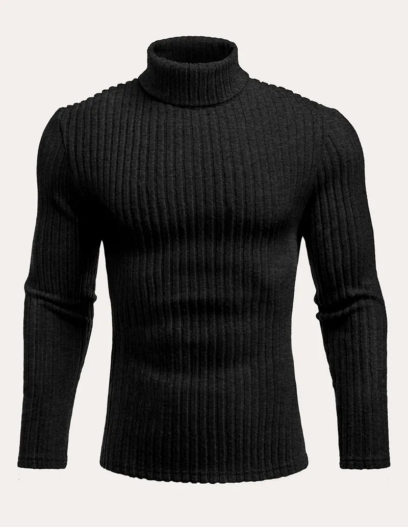 Ekouaer Men Turtleneck Pullover Sweater (US Only)