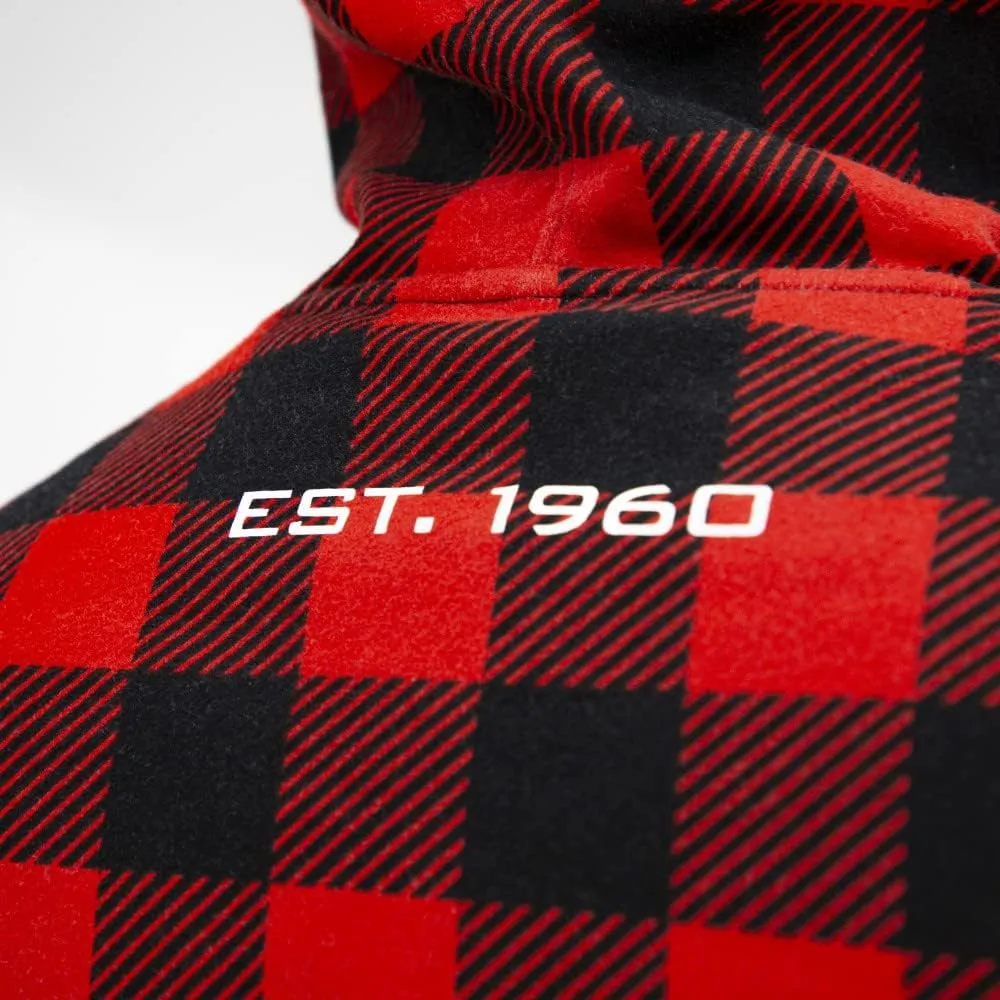 Eskimo Plaid Cotton Hoodie