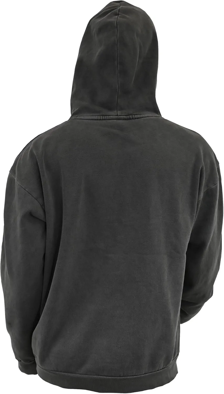 Expert Brand USA-Made Men's Oversized Heavyweight Cotton Pullover Hoodie