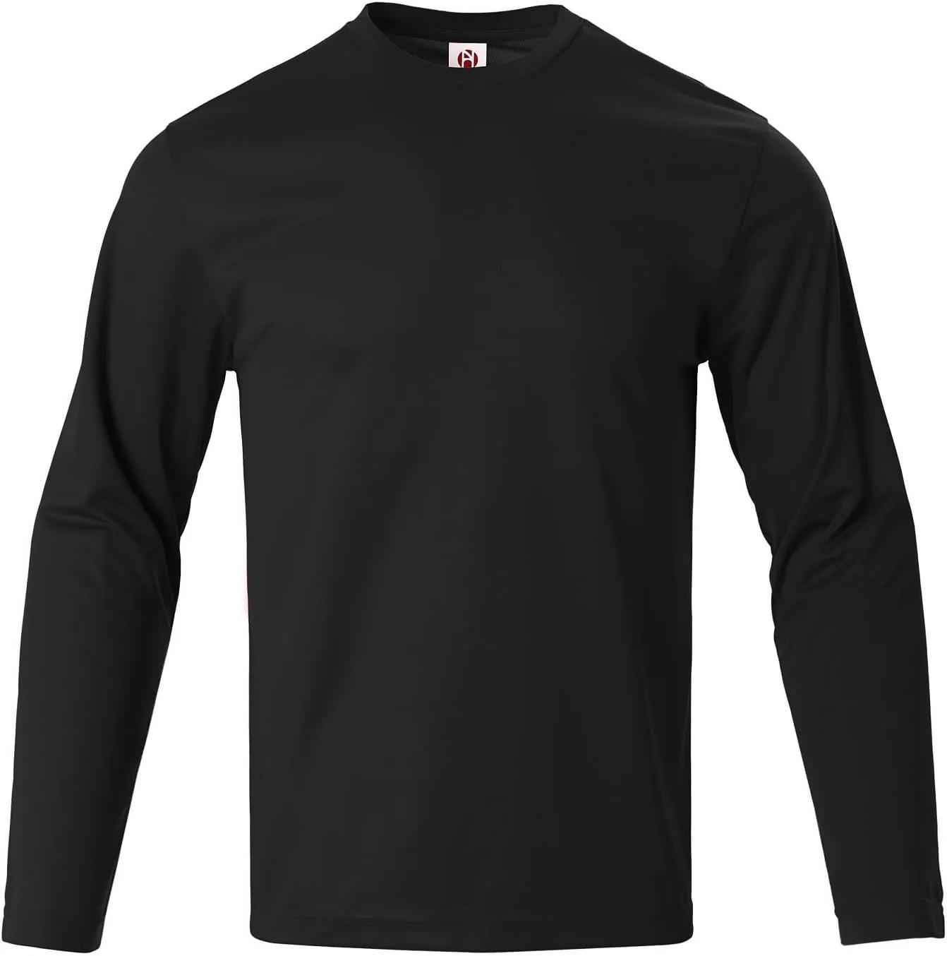 Facitisu Men Long Sleeve T Shirts Pack Quick Dry Athletic Running Activewear Workout Performance Tee Shirts