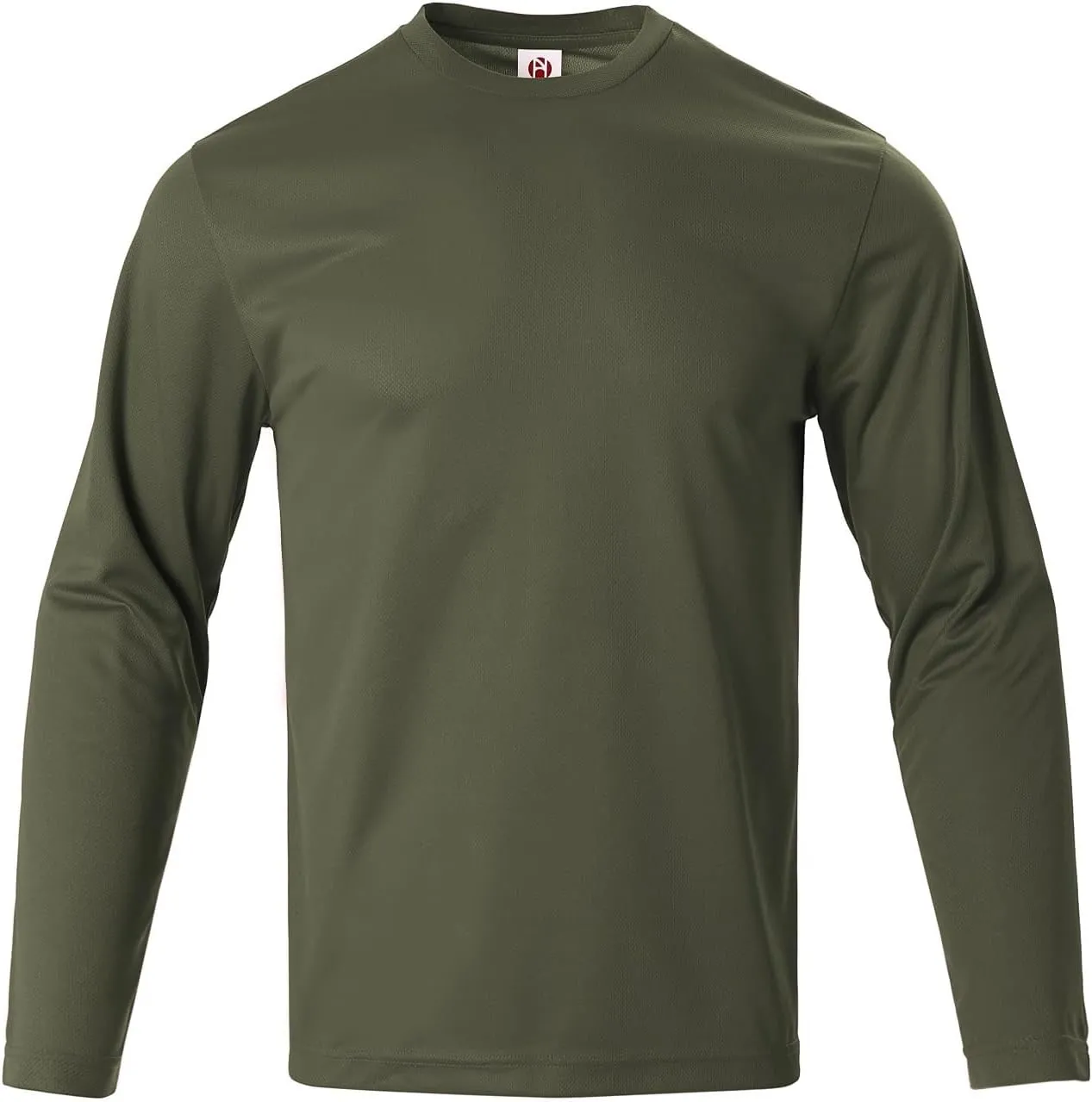 Facitisu Men Long Sleeve T Shirts Pack Quick Dry Athletic Running Activewear Workout Performance Tee Shirts