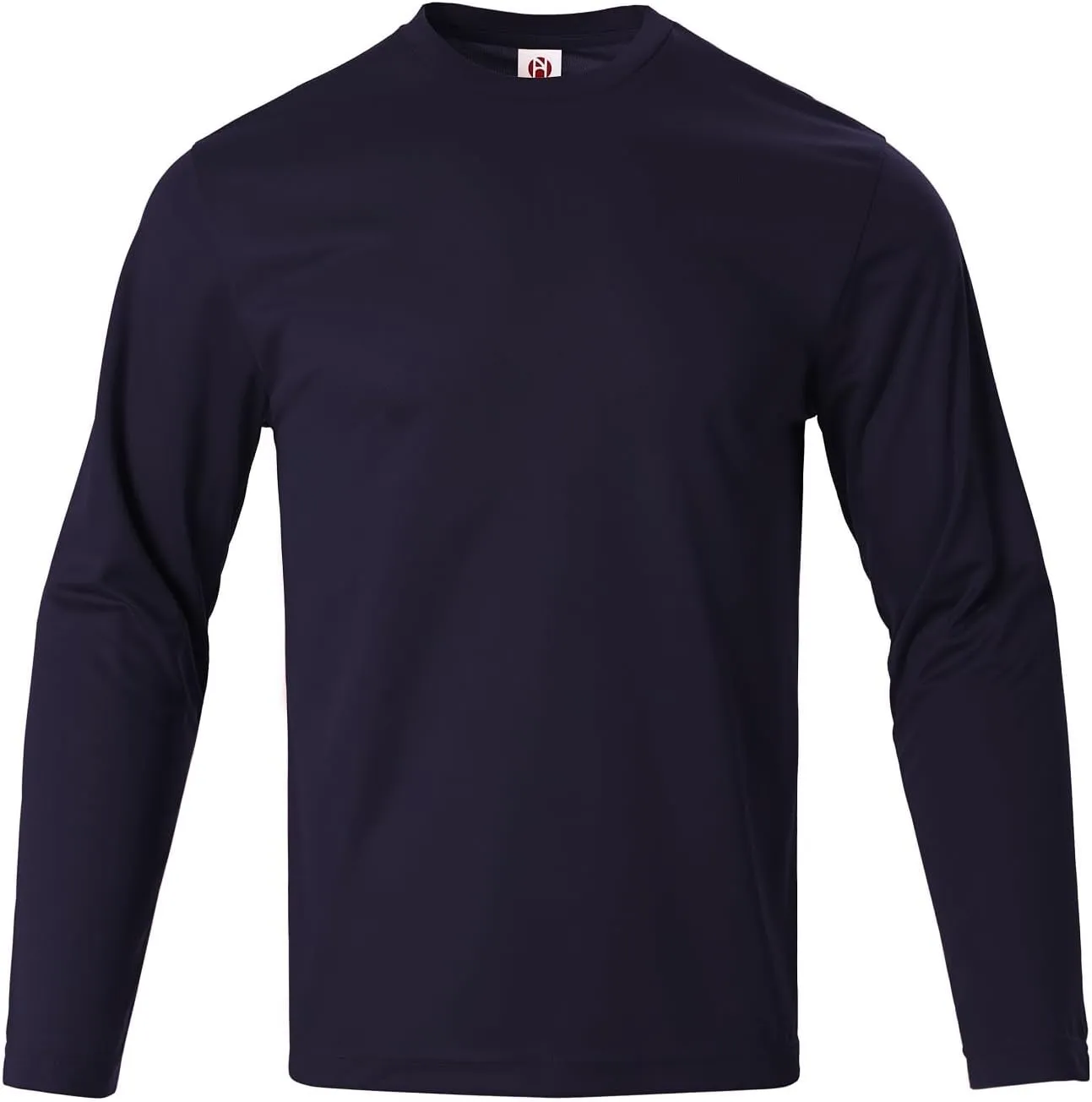 Facitisu Men Long Sleeve T Shirts Pack Quick Dry Athletic Running Activewear Workout Performance Tee Shirts