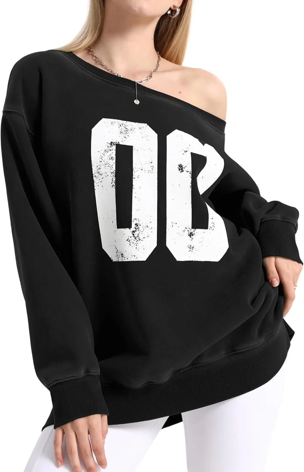 FAIABLE Womens Off-Shoulder Hoodie Heavyweight Hoodies Graphic Vintage Acid Wash Hoodie Fleece Hoodies for Women