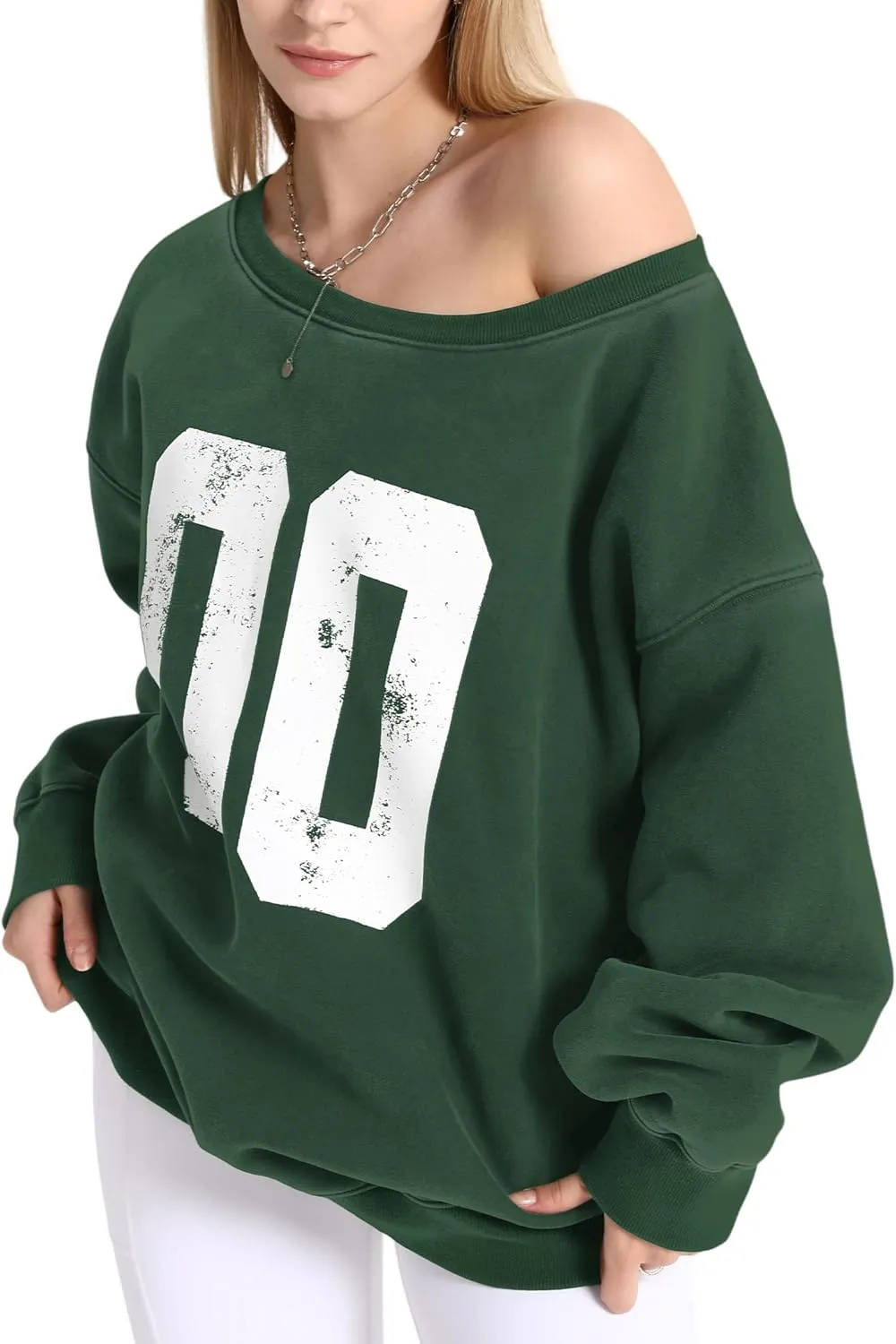 FAIABLE Womens Off-Shoulder Hoodie Heavyweight Hoodies Graphic Vintage Acid Wash Hoodie Fleece Hoodies for Women