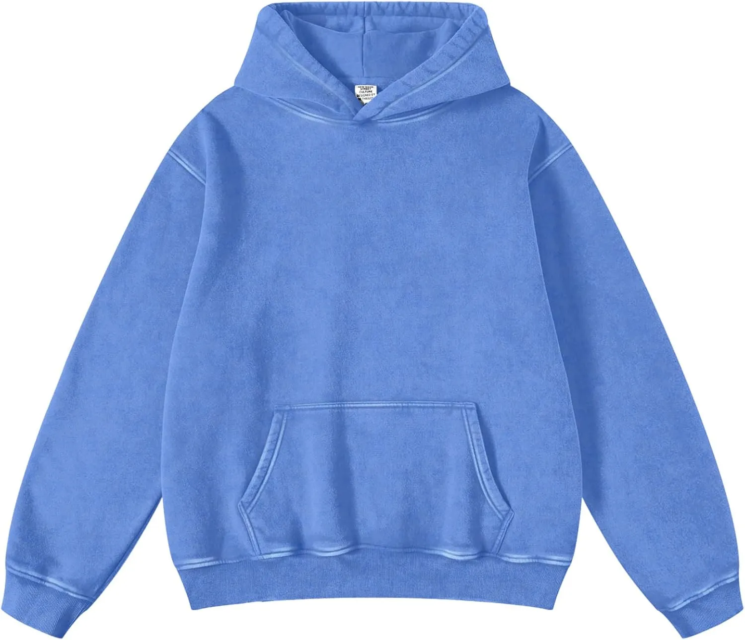 FAIABLE Womens Oversized Hoodie Couples Heavyweight Hoodies Vintage Acid Wash Hoodie