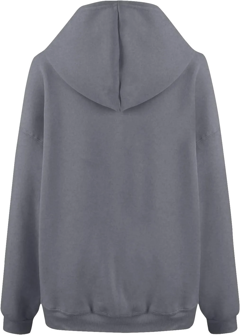 Febecool Womens Oversized Hoodies Sweatshirts Women's Hoodie Women's Solid Color Long-sleeved Baggy Pullover Sweater Top